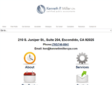 Tablet Screenshot of kennethmillercpa.com